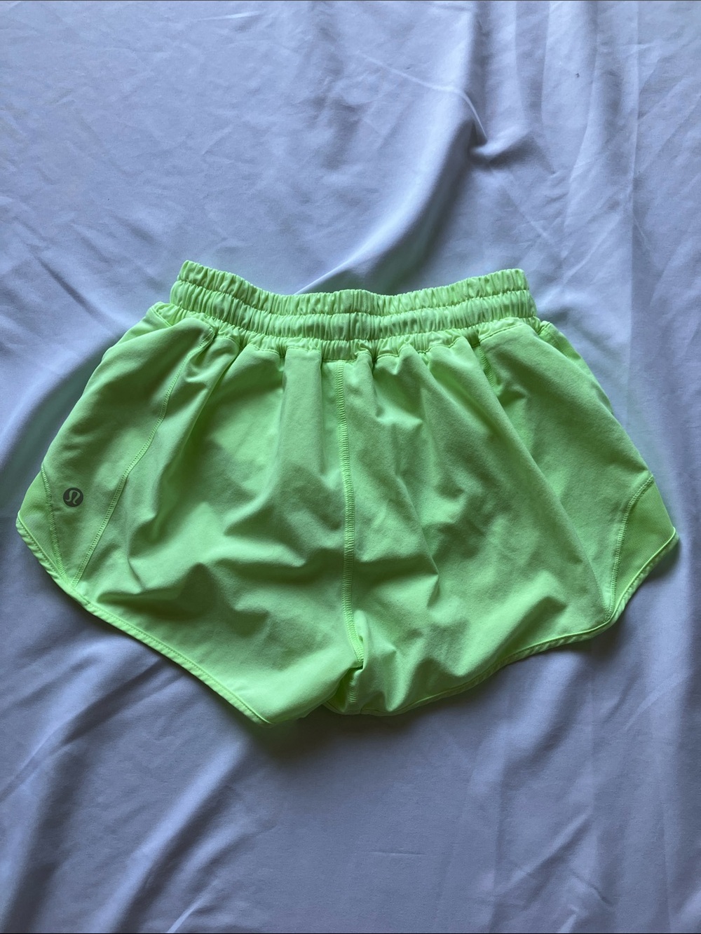 lululemon athletica Neon Green Women’s Athletic Shorts - Picture 3 of 3